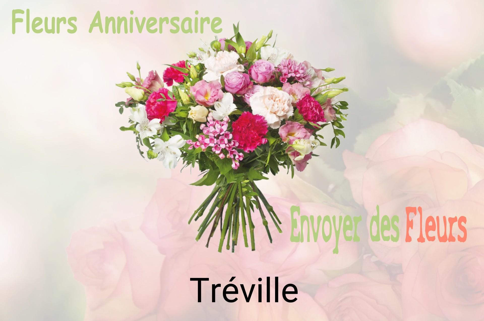 Bouquet de fleurs d’anniversaire livré à Tréville